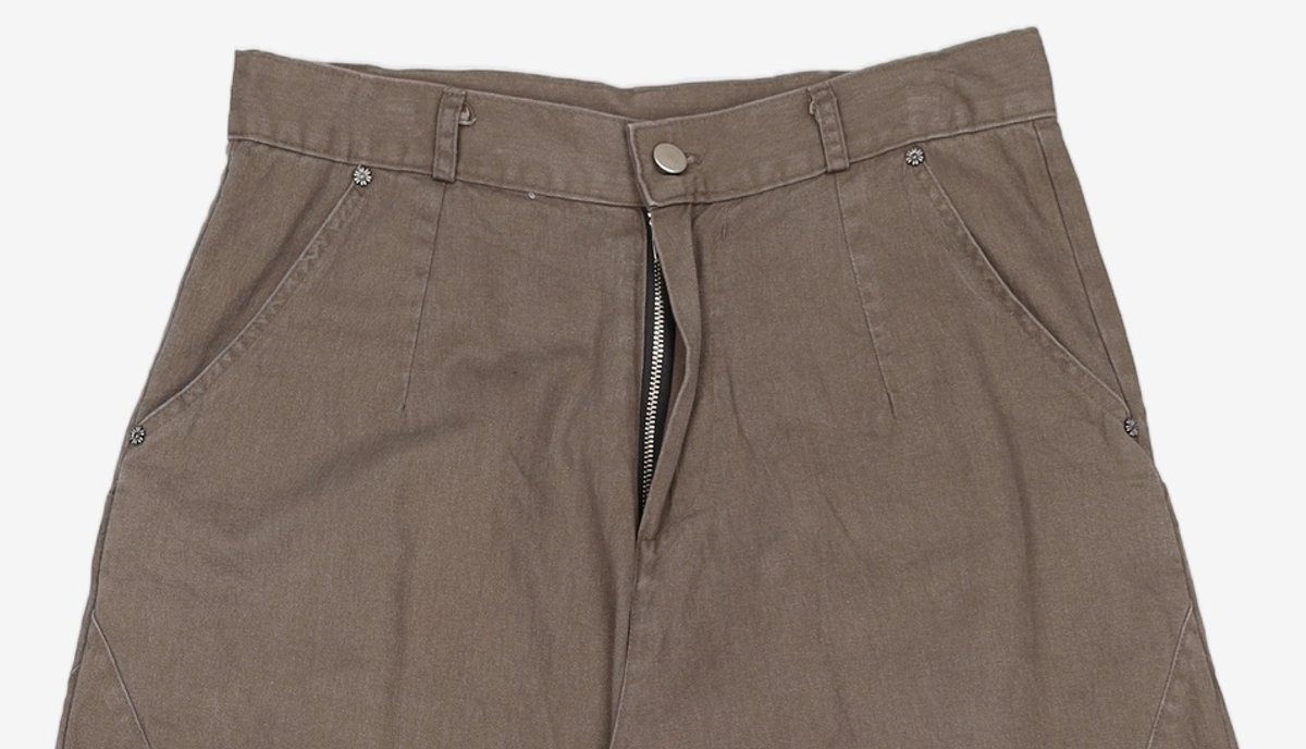 단델(DANDEL) DD structure balloon chino pants (DARK MOCHA) 2