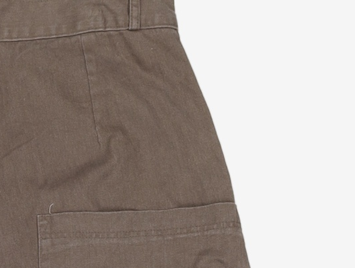 단델(DANDEL) DD structure balloon chino pants (DARK MOCHA) 2