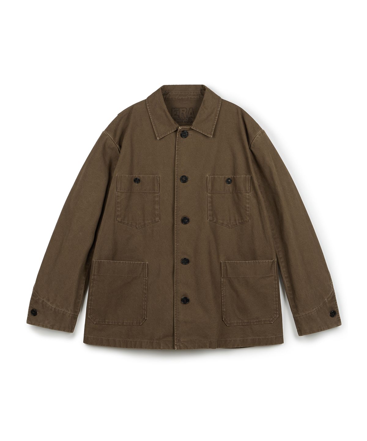 이알에이(ERA) UNISEX ERA WASHED WORK JACKET - VINTAGE BROWN