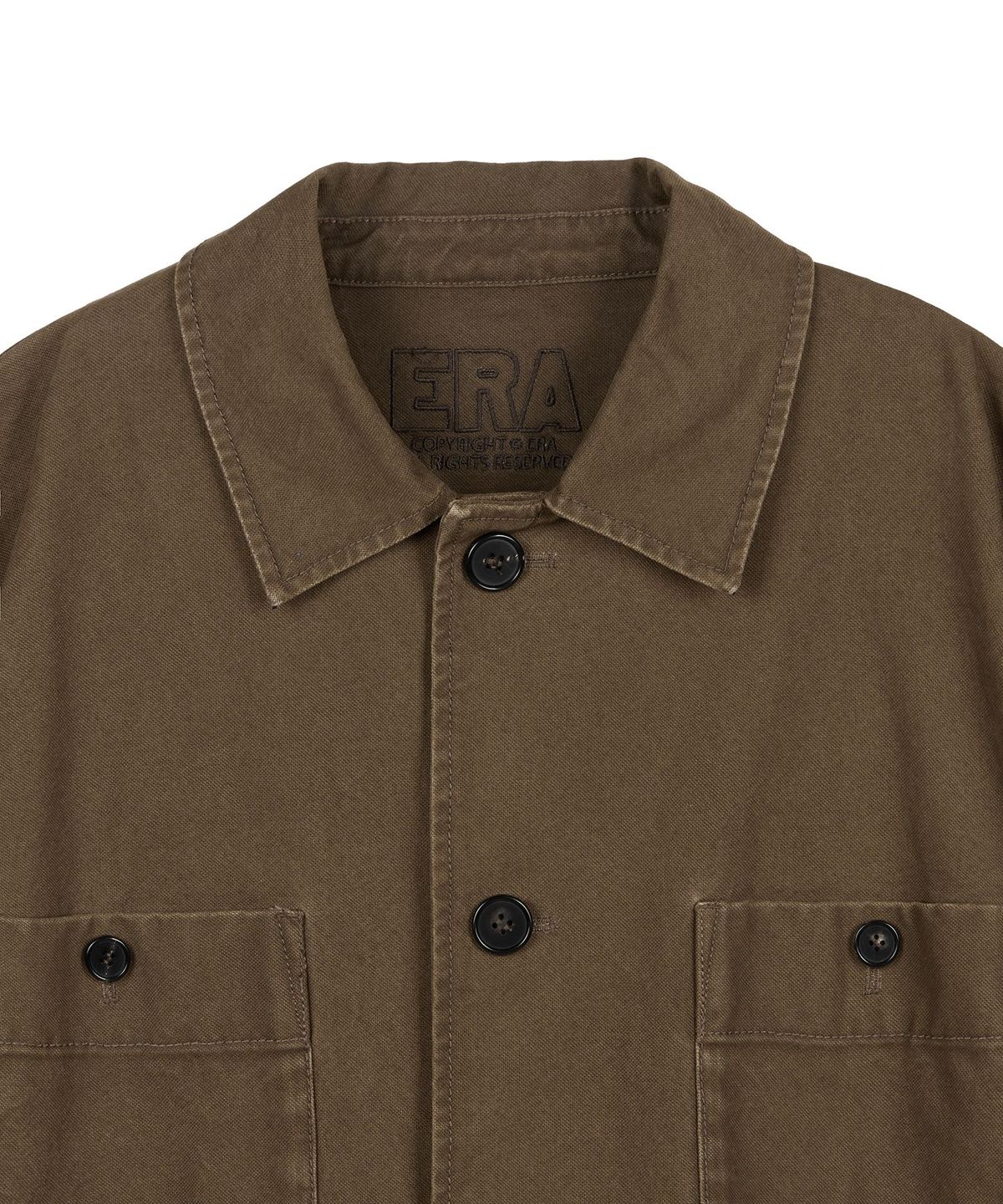 이알에이(ERA) UNISEX ERA WASHED WORK JACKET - VINTAGE BROWN