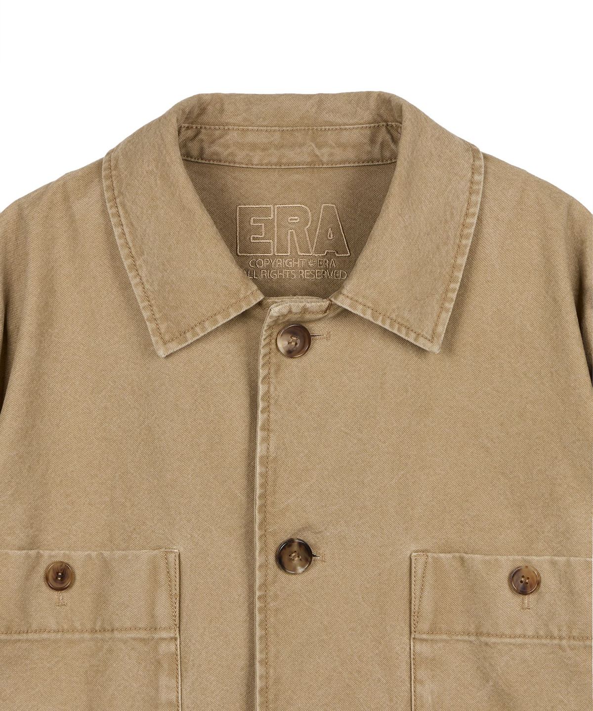 이알에이(ERA) UNISEX ERA WASHED WORK JACKET - VINTAGE BEIGE