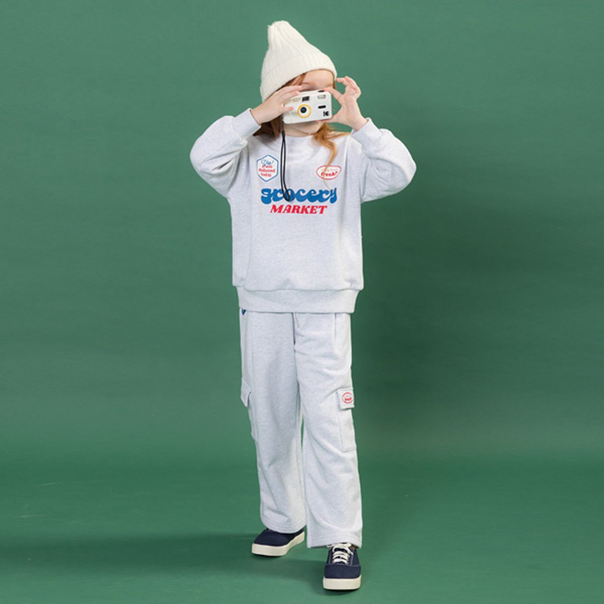 아이러브제이(I LOVE J) 마켓 맨투맨 티 JWWTO15