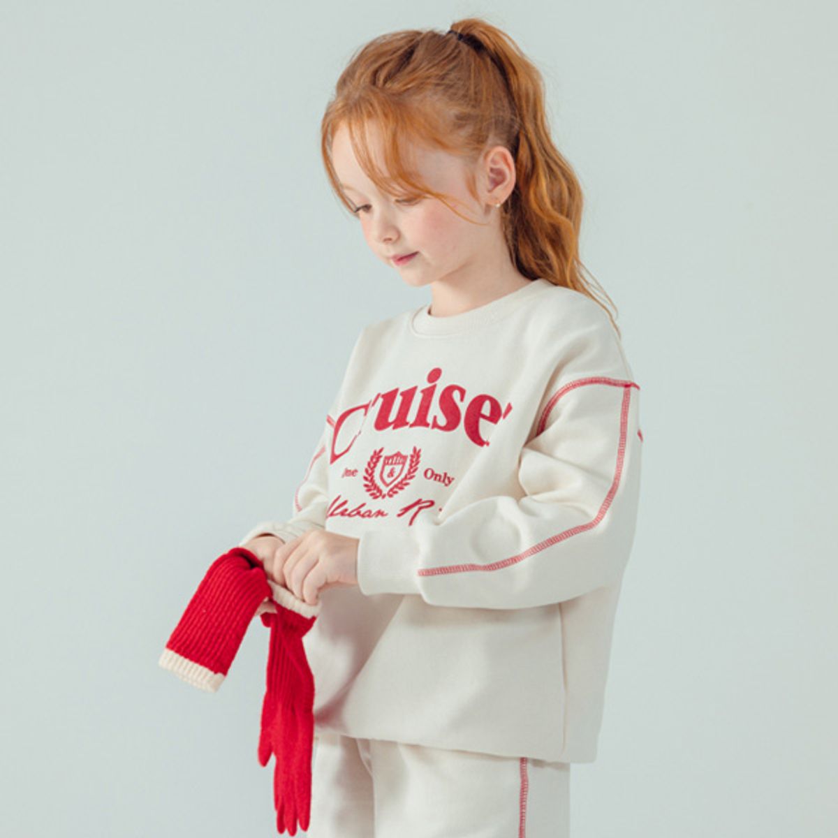 아이러브제이(I LOVE J) 크루저 스티치 기모 상하 SET JXWSE04
