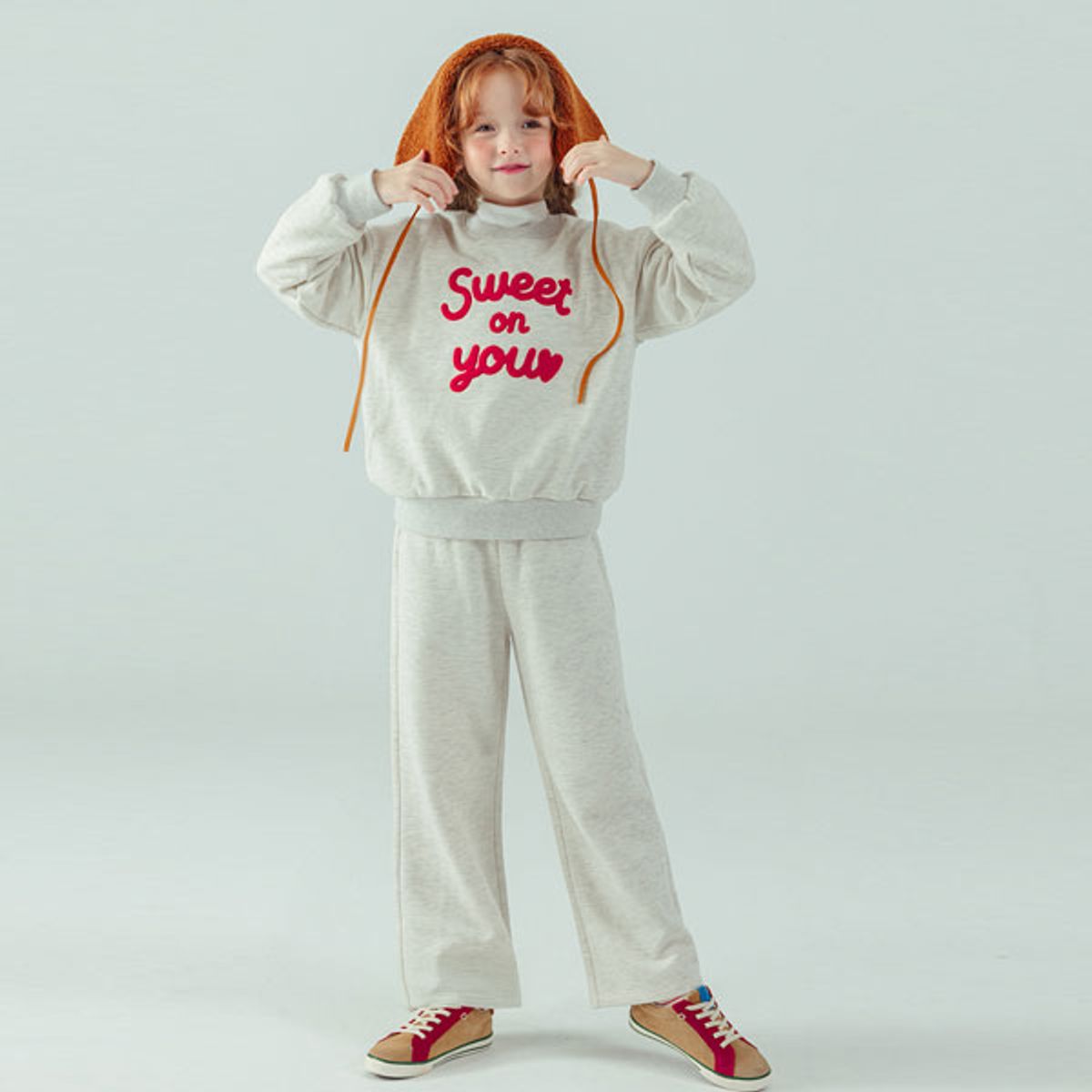 아이러브제이(I LOVE J) 스윗유 하트 세미와이드 팬츠 JXWPT01