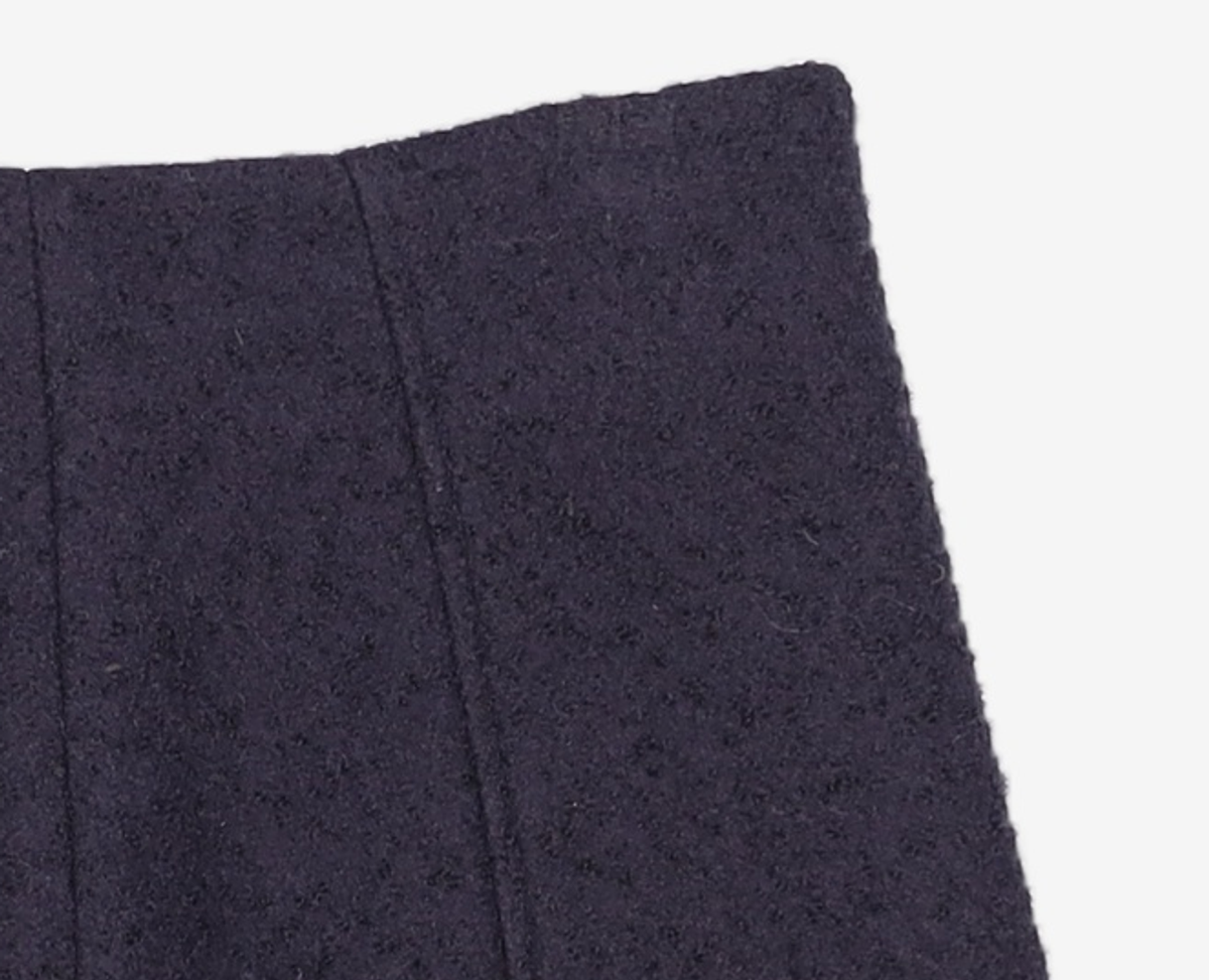 몽돌(MONGDOL) 울 블렌드 트위드 미니 스커트 네이비 MDSK029NAVY S