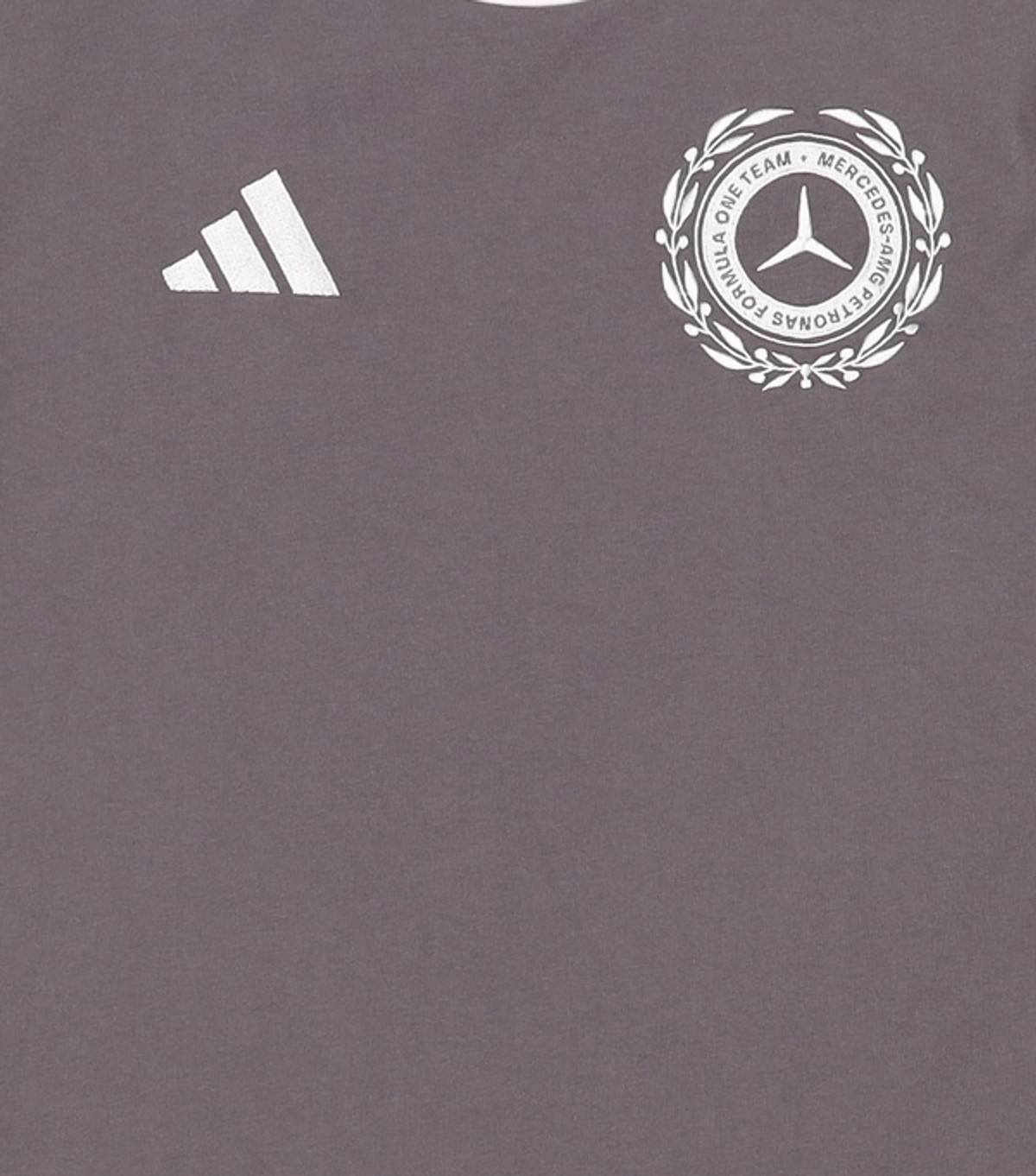 아디다스(ADIDAS) 메르세데스 AMG F1 팀 실버 애로우 아이콘 남성용 티 - 그레이 / IB7013 L