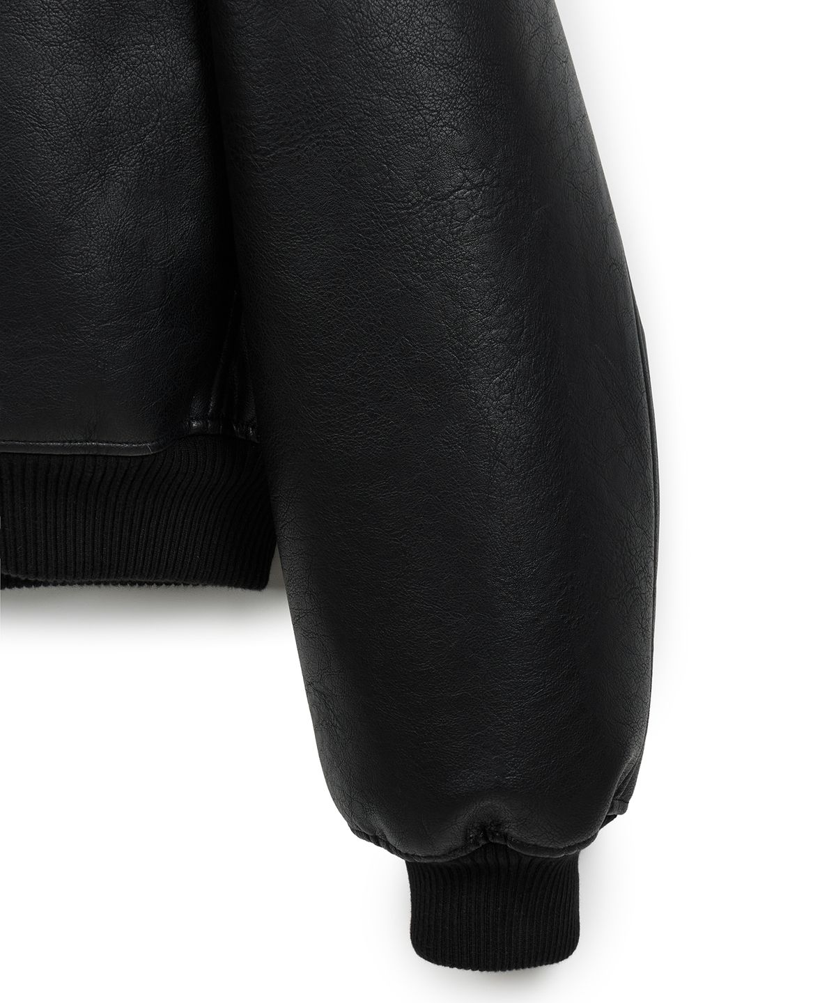 이알에이(ERA) UNISEX ERA FAUX SHEARLING HOODED JACKET - BLACK