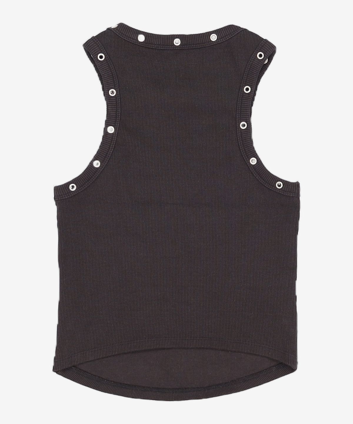 뚜오미오(TUOMIO) PIERCED TANK TOP [BLACK] 1