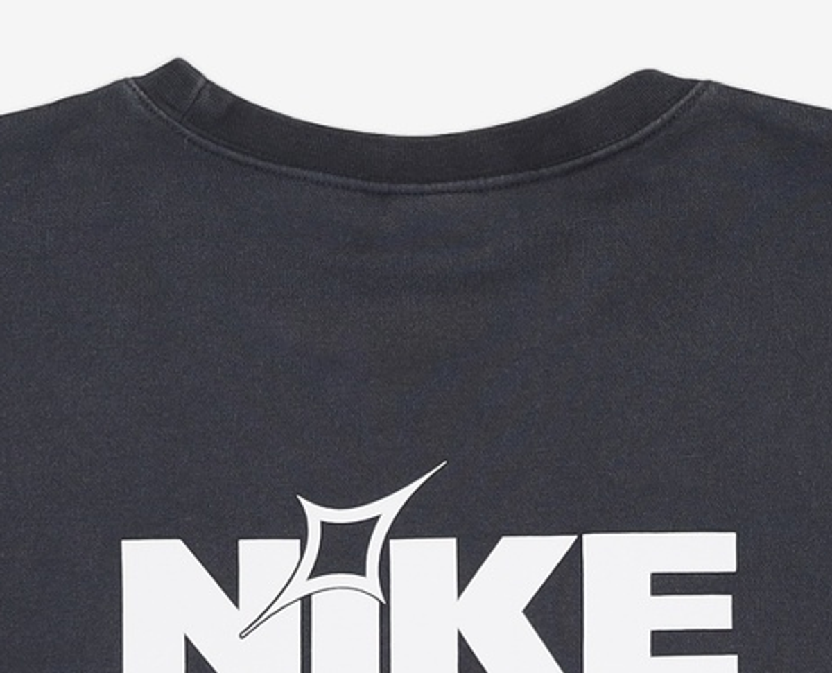 나이키(NIKE) 클럽 오버사이즈 크루넥 스웨트셔츠 M - 블랙:울프 그레이 / HQ2962-010 XXL