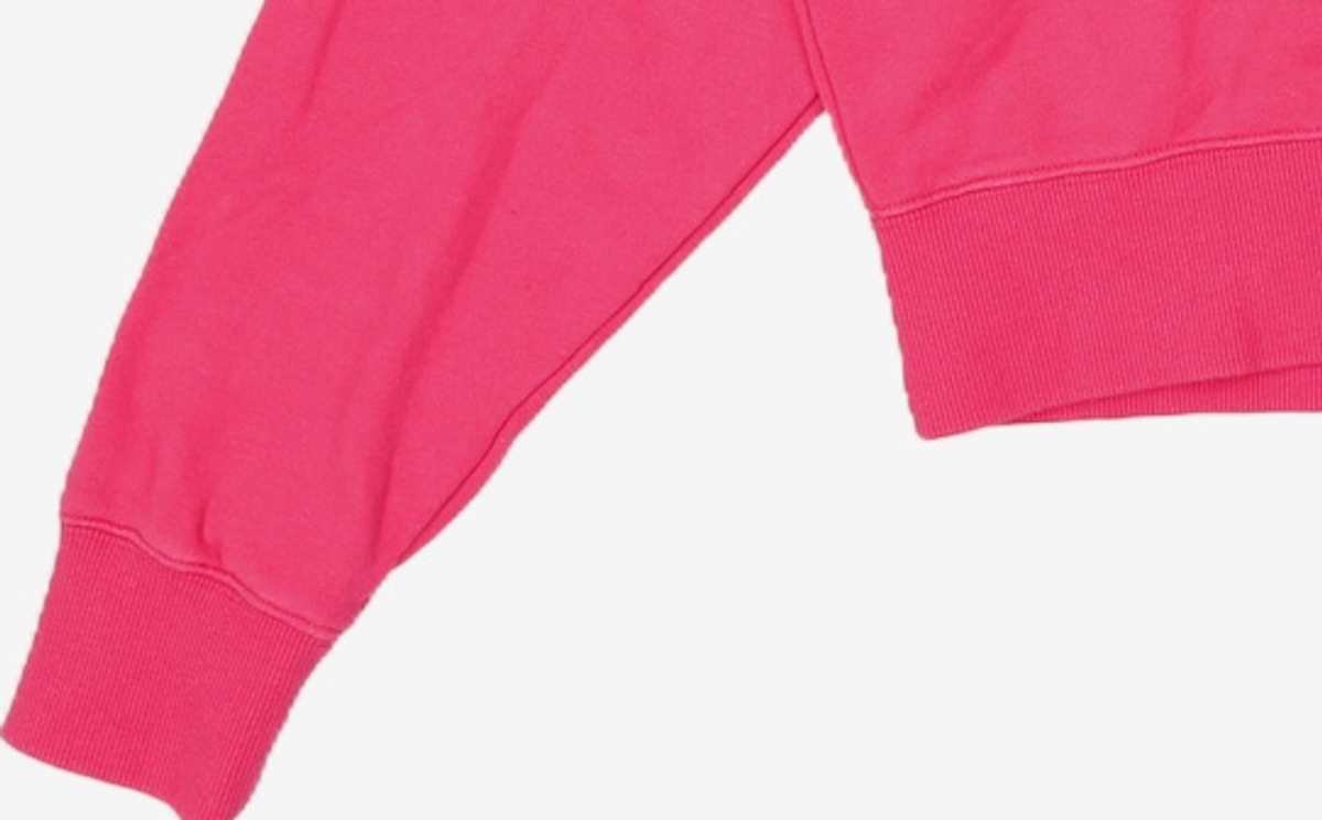 브라운브레스(BROWNBREATH) STITCH CROP CREWNECK - PINK FREE