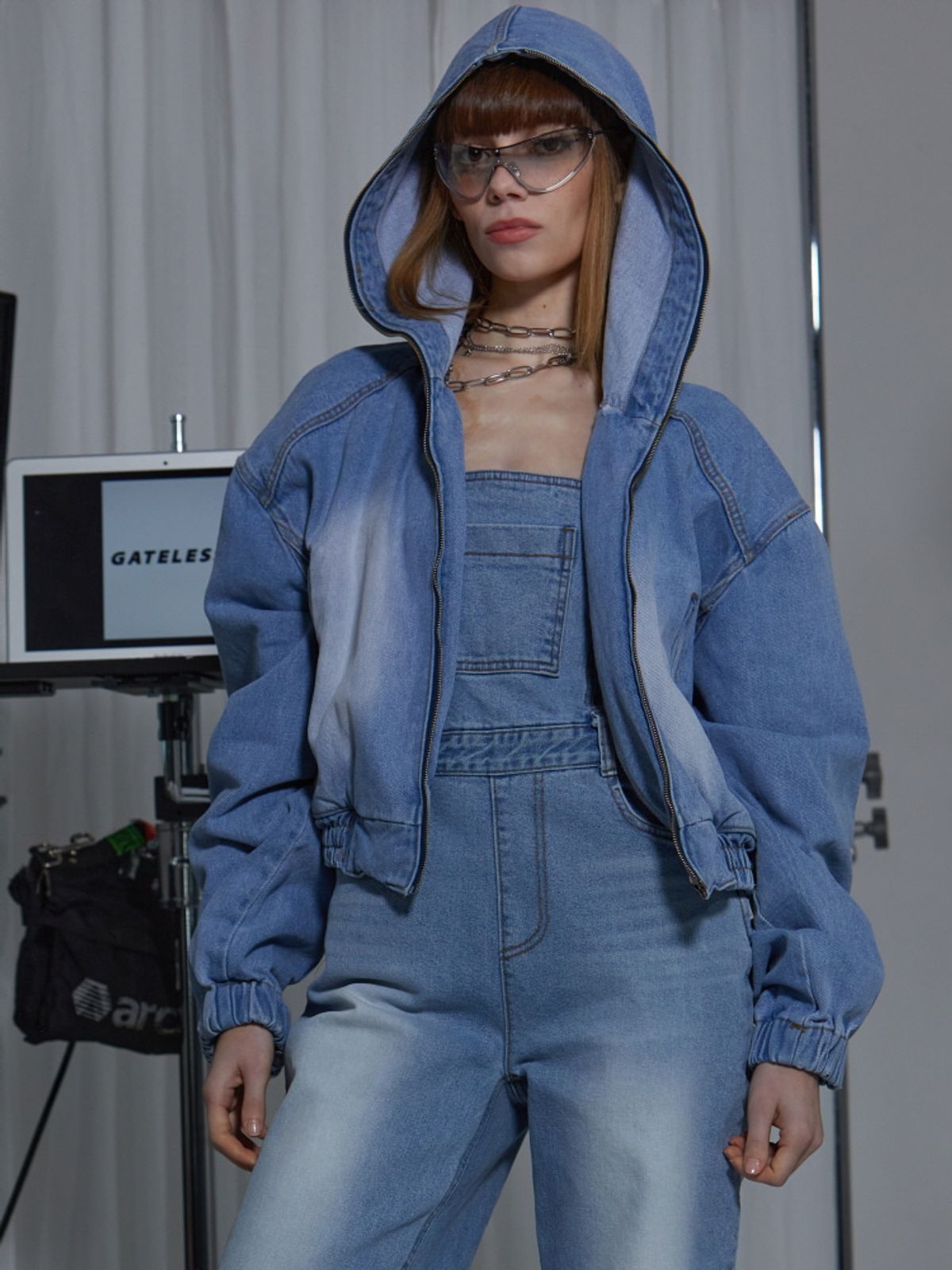 게이트리스(GATELESS) ZIPPER HOOD JACKET