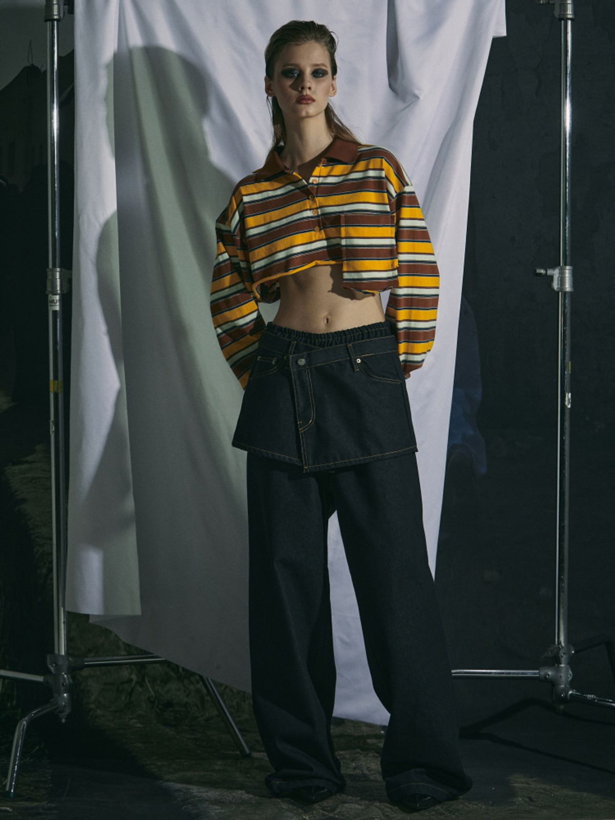 게이트리스(GATELESS) SKIRT DENIM