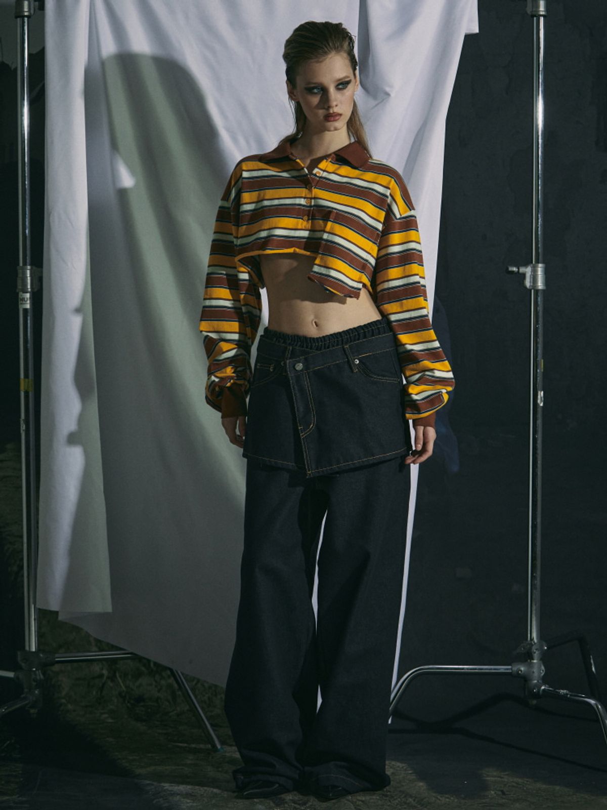 게이트리스(GATELESS) SKIRT DENIM