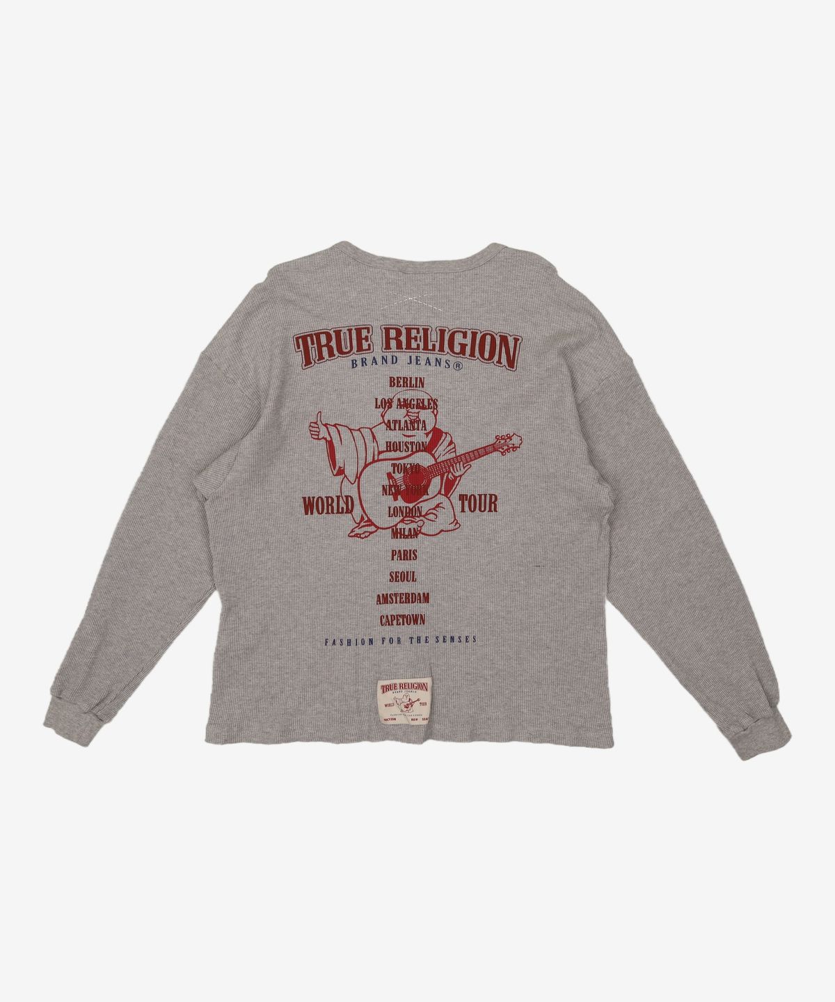 트루릴리젼(TRUERELIGION) WORLD TOUR WAFFLE LONG SLEEVE_NAVY L