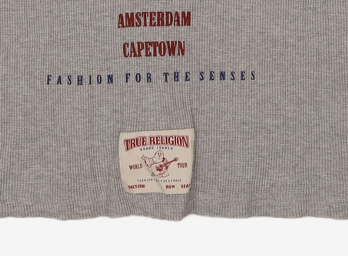 트루릴리젼(TRUERELIGION) WORLD TOUR WAFFLE LONG SLEEVE_NAVY L