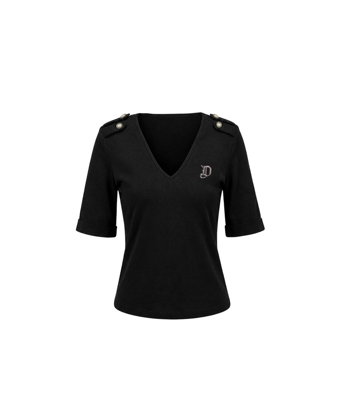 오도어(ODOR) MILLI v-neck 3/4 tee