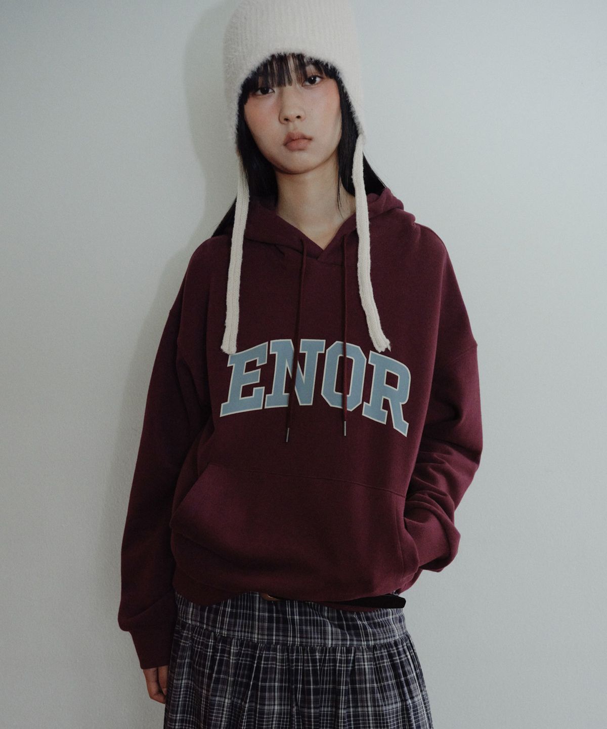 엔오르 스튜디오(ENOR STUDIO) [CORE] ENOR CORE HOODIE - PURPLE