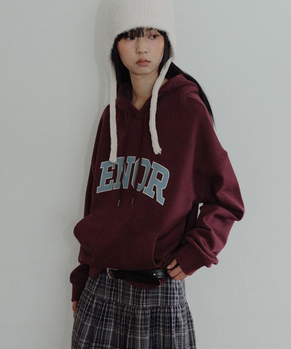 엔오르 스튜디오(ENOR STUDIO) [CORE] ENOR CORE HOODIE - PURPLE