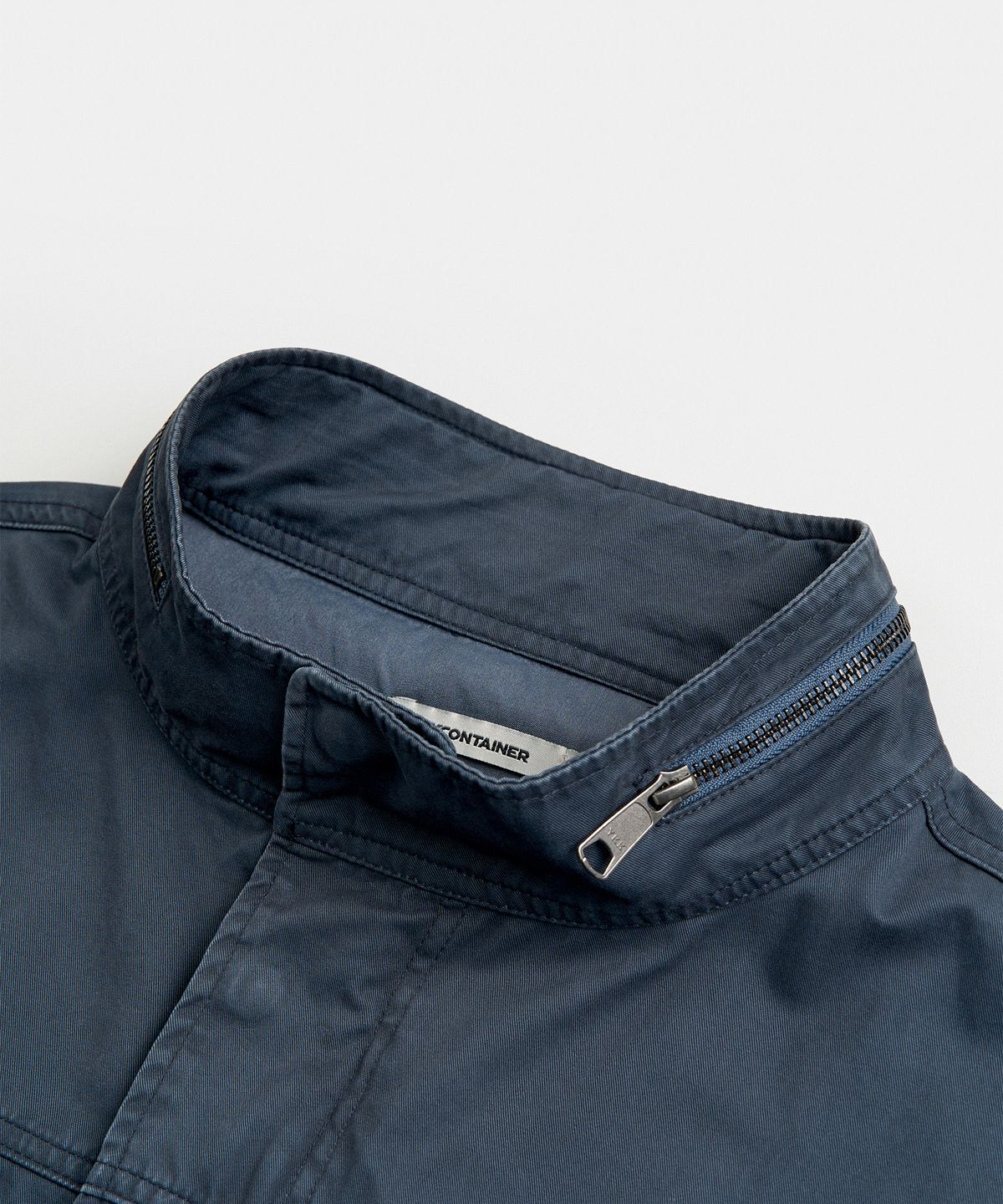 엑스컨테이너(EXCONTAINER) 빈티지 워시드 숏 필드 자켓 (NAVY)