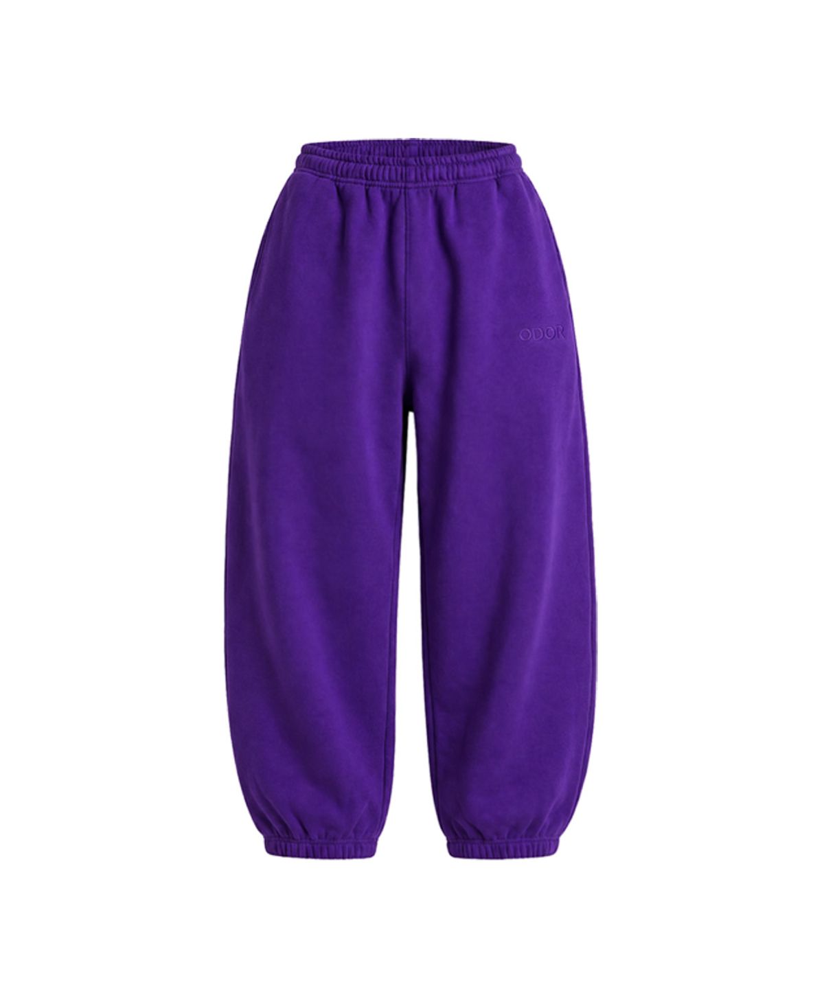 오도어(ODOR) Molly wide jogger in Plum