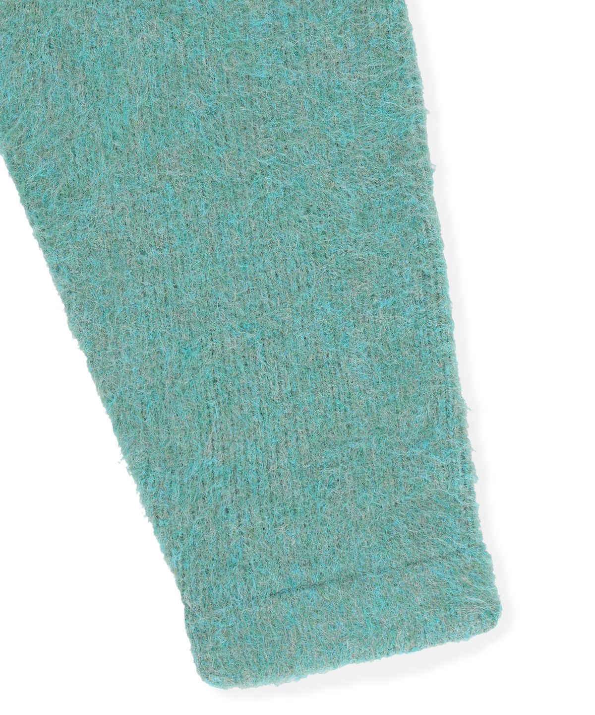 썬러브투어(SUNLOVETOUR) Shaggy Double Knit Cardigan Heather Green