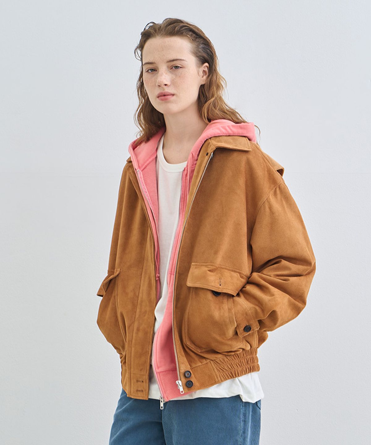 정감 스튜디오(JEONGGAM STUDIOS) Vintage Suede Blouson_4 Color