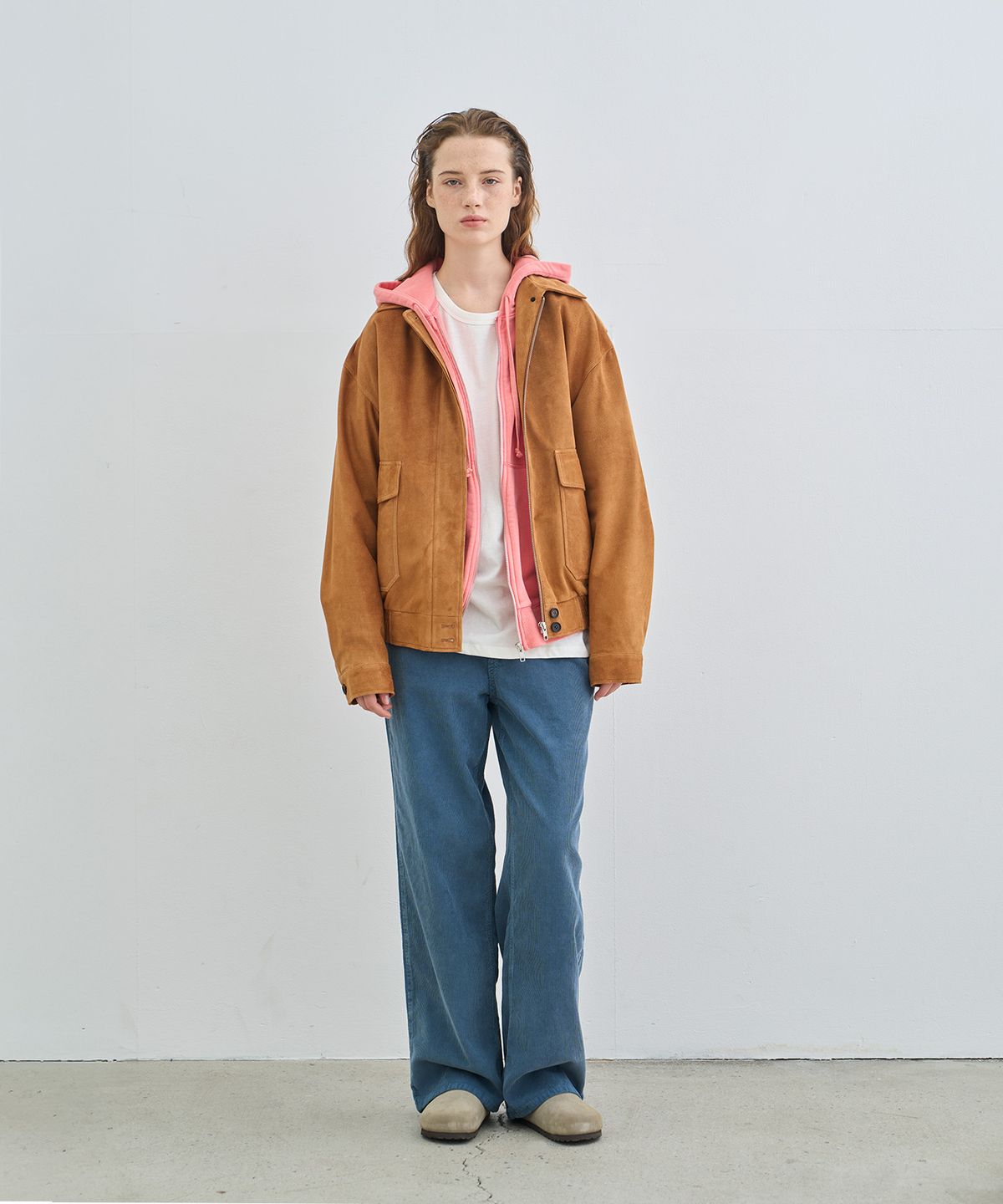 정감 스튜디오(JEONGGAM STUDIOS) Vintage Suede Blouson_4 Color