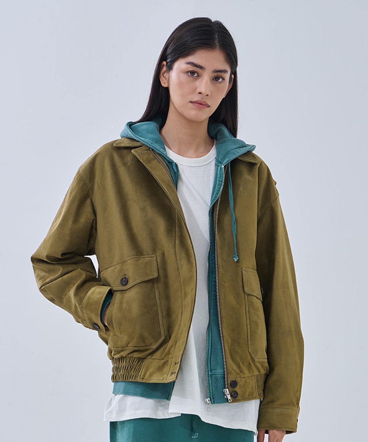 정감 스튜디오(JEONGGAM STUDIOS) Vintage Suede Blouson_4 Color