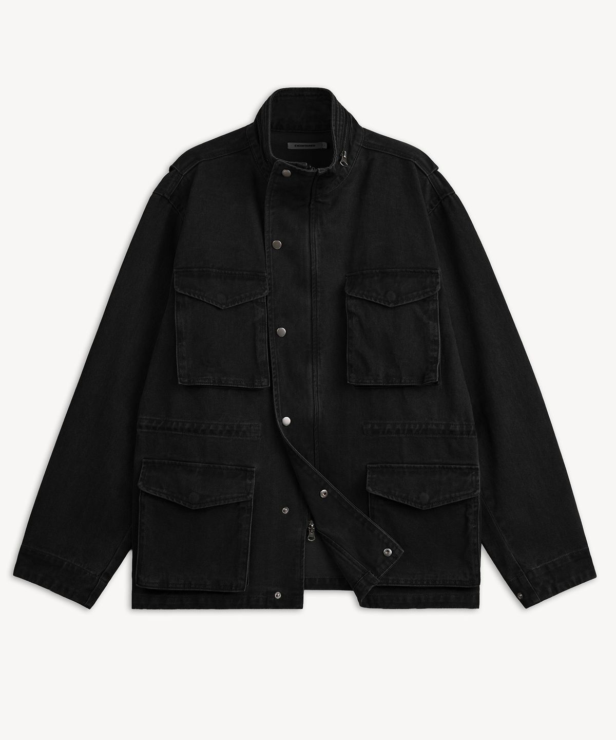 엑스컨테이너(EXCONTAINER) M-65 빈티지 필드 자켓 (BLACK)