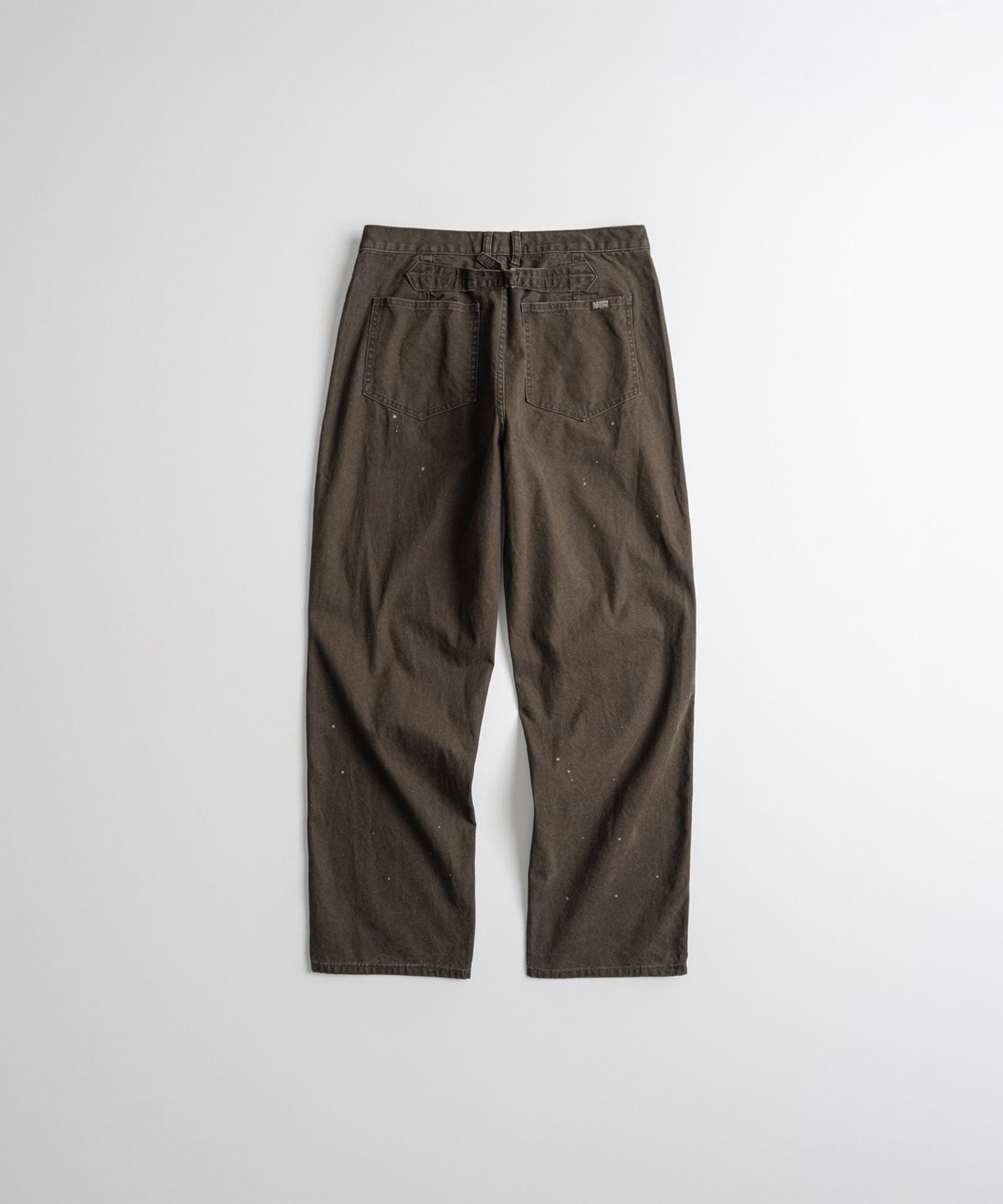 비헤비어(BEHEAVYER) DISTRESSED M35 TROUSERS washed brown