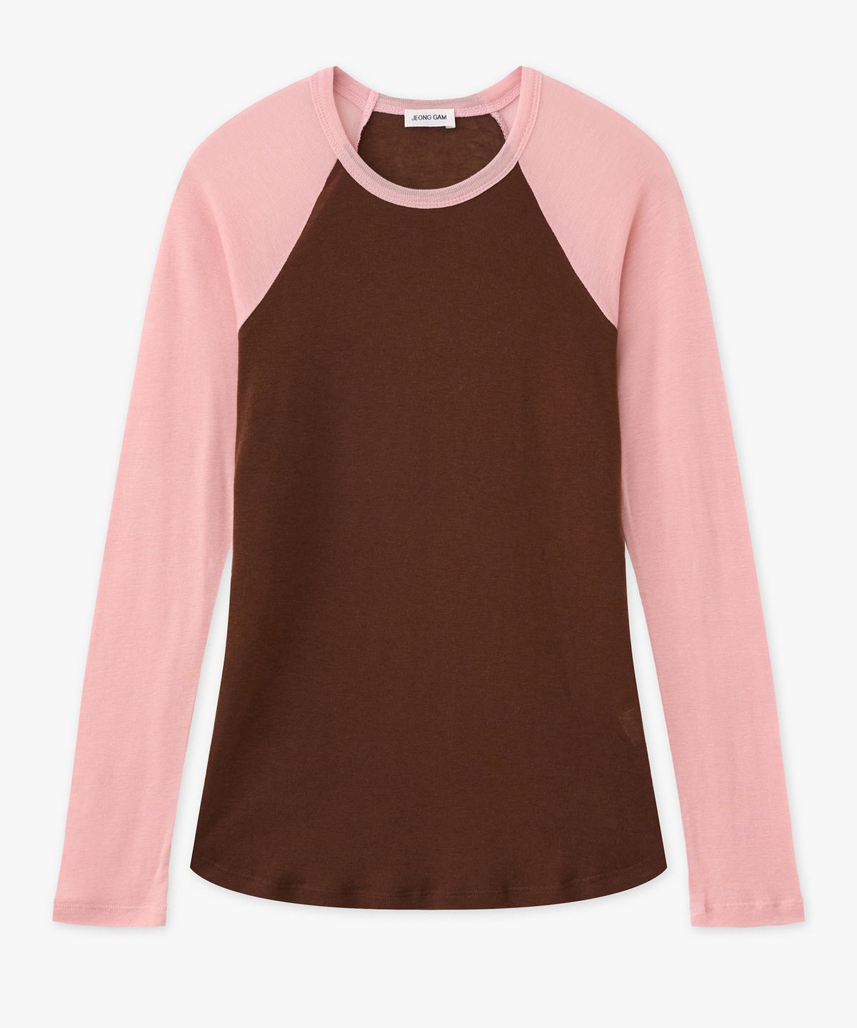 정감 스튜디오(JEONGGAM STUDIOS) Wool Color Block Reglan Long Sleeve_4 Color