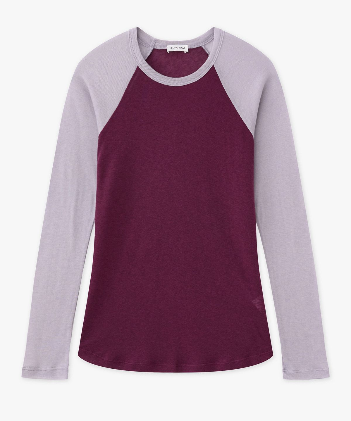 정감 스튜디오(JEONGGAM STUDIOS) Wool Color Block Reglan Long Sleeve_4 Color