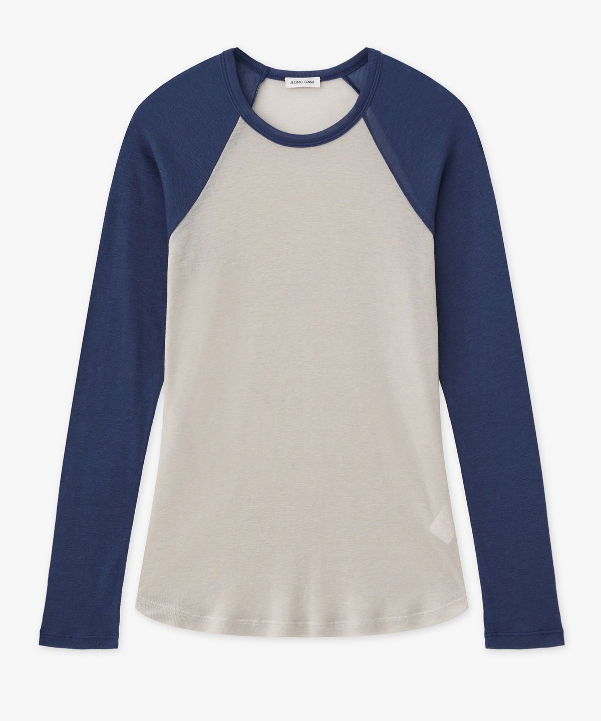 정감 스튜디오(JEONGGAM STUDIOS) Wool Color Block Reglan Long Sleeve_4 Color