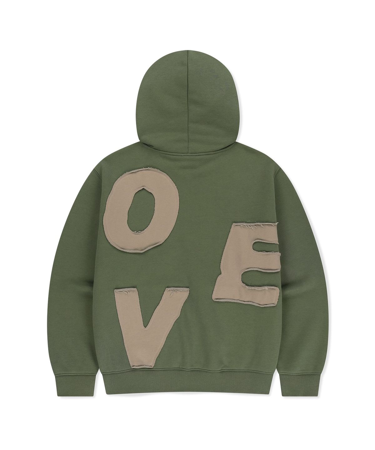 썬러브투어(SUNLOVETOUR) Capital Brushed Zip Up Hoodie Olive