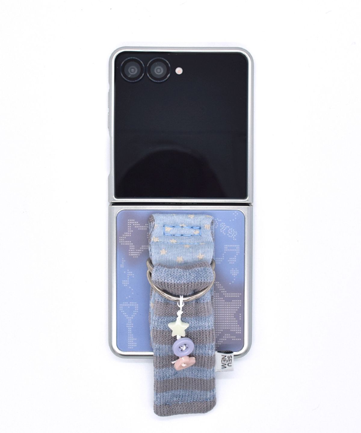 세컨드유니크네임(SECOND UNIQUE NAME) SUN CASE BUTTON BELT BLUE