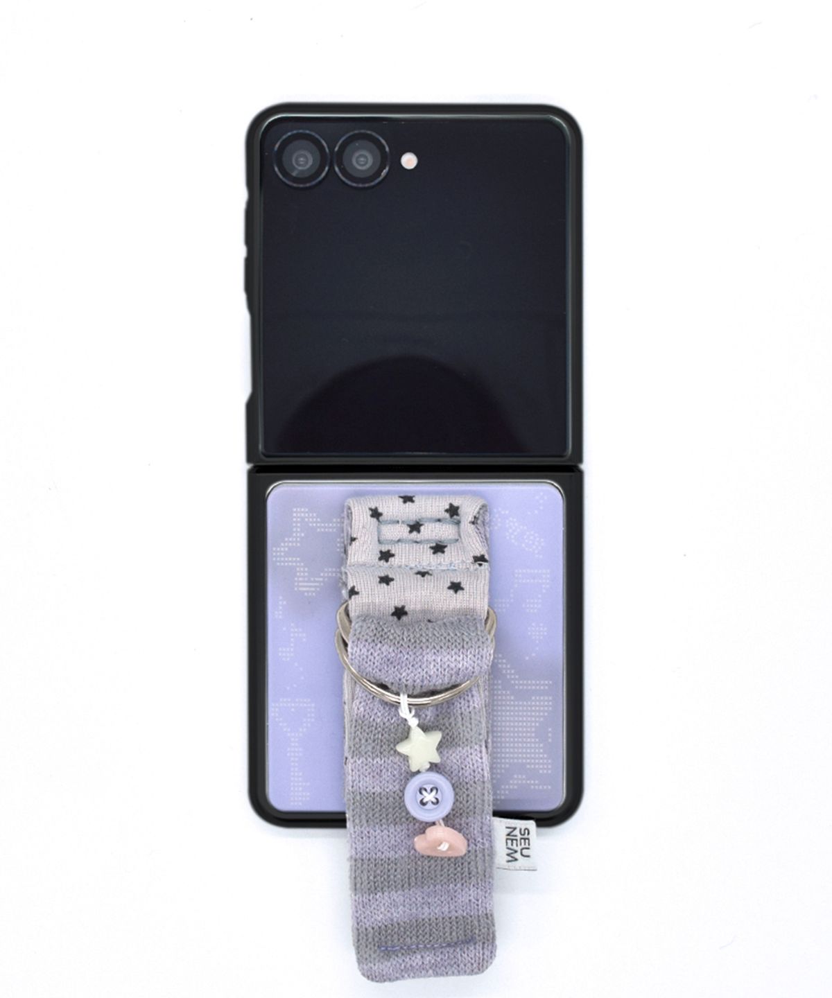 세컨드유니크네임(SECOND UNIQUE NAME) SUN CASE BUTTON BELT PURPLE