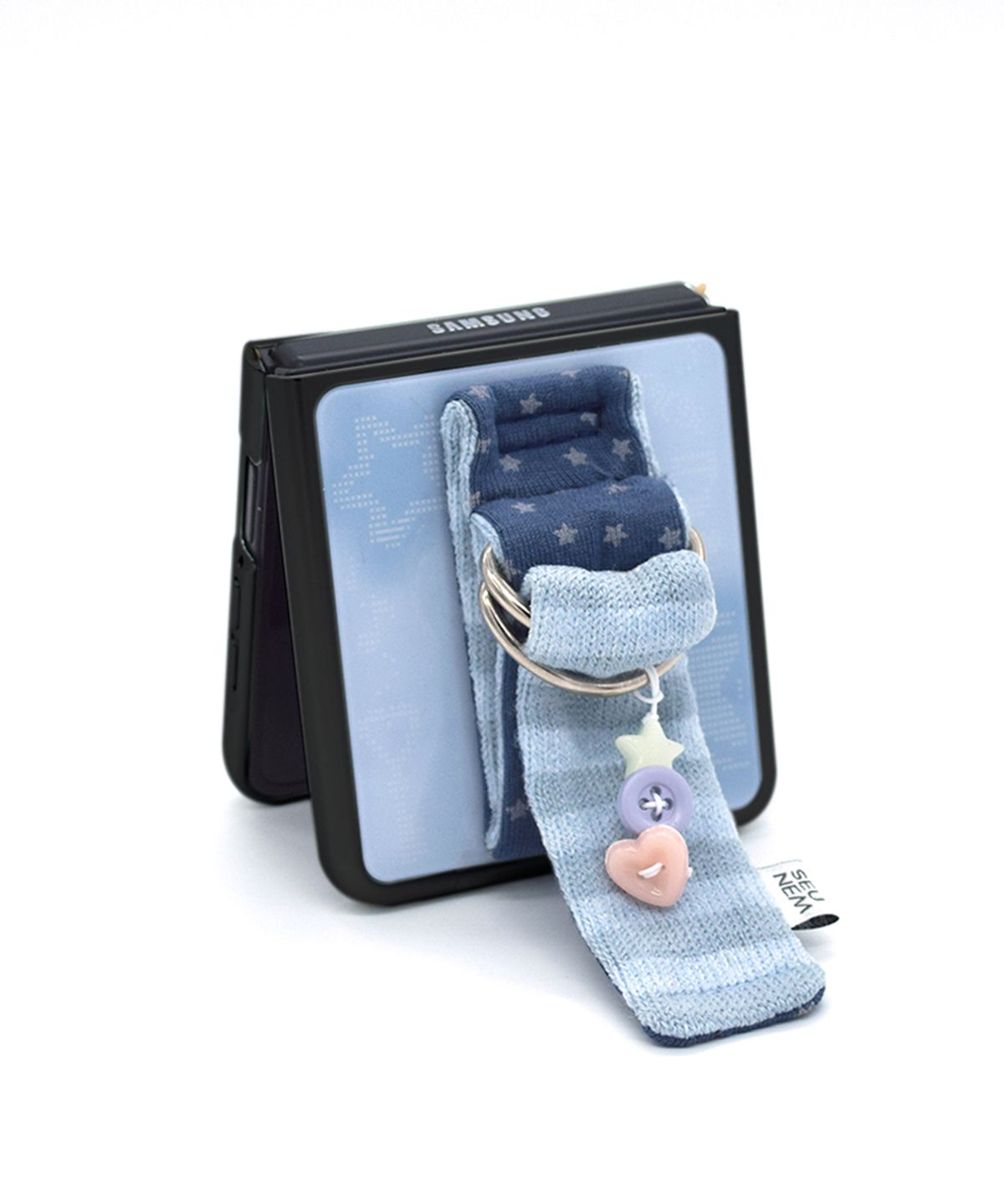 세컨드유니크네임(SECOND UNIQUE NAME) SUN CASE BUTTON BELT SKY