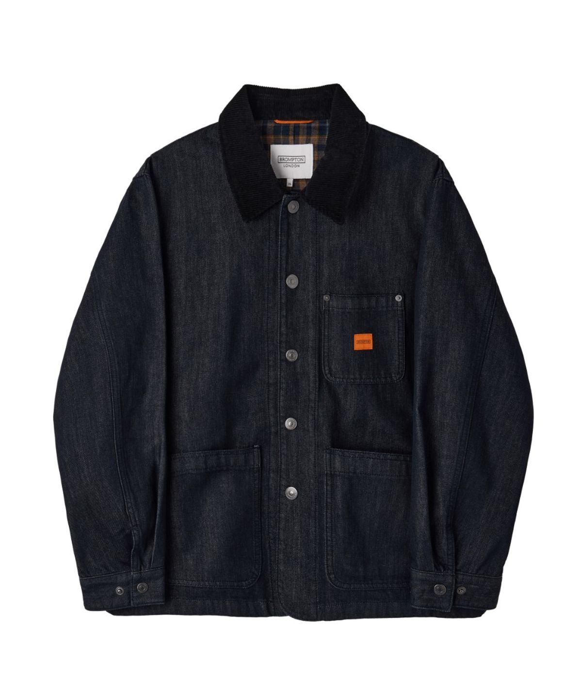 브롬톤 런던(BROMPTON LONDON) DENIM GREENFORD WASHED JACKET - INDIGO (P263UJK460)