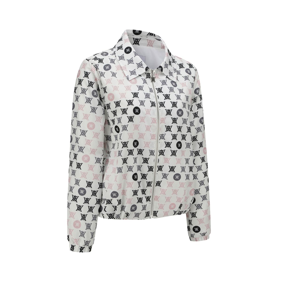 어뉴골프(ANEW GOLF) WOMEN ALLOVER LOGO HOODED BLOUSON JACKET_IV