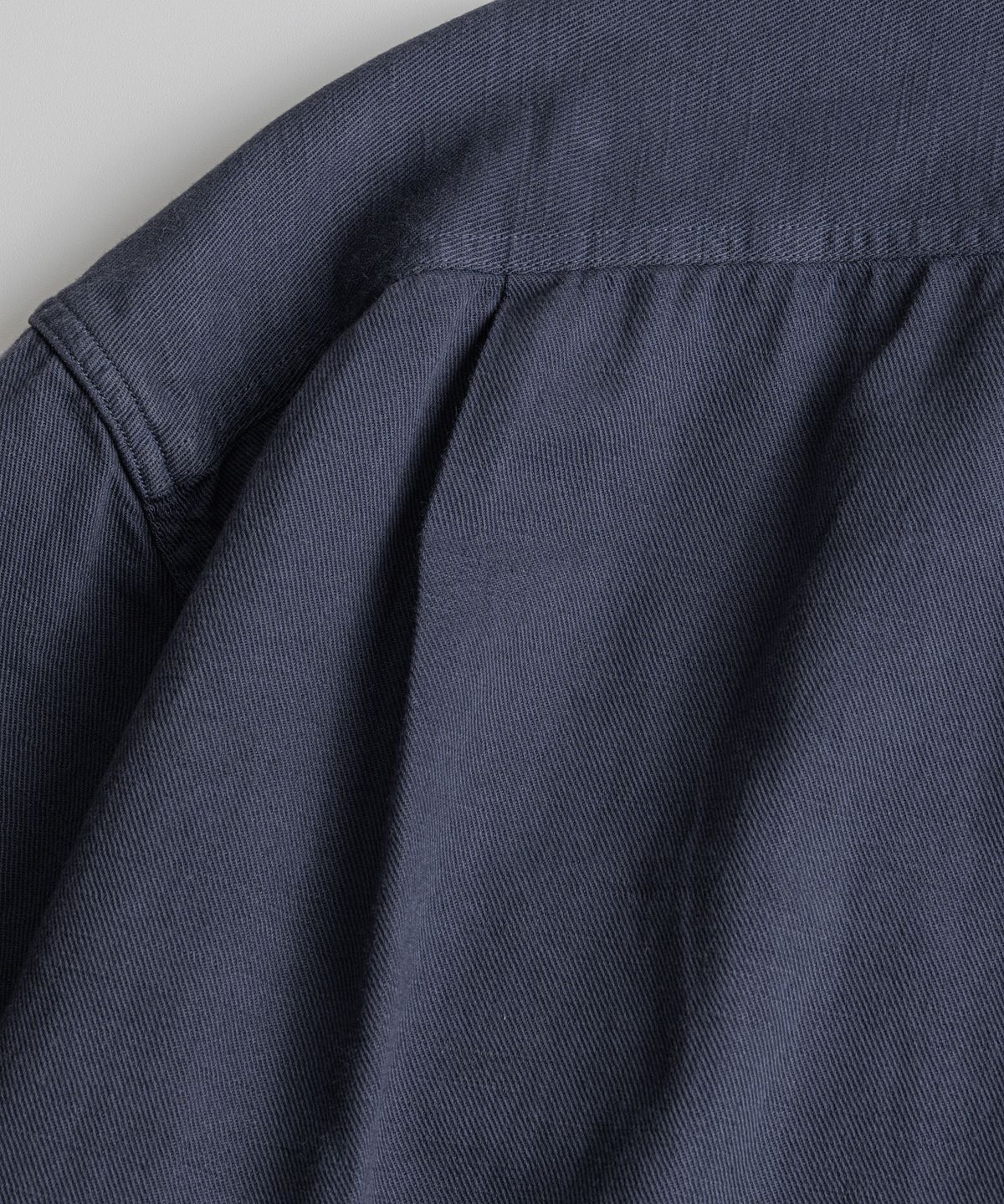 비헤비어(BEHEAVYER) DYED FATIGUE L/S SHIRTS purple navy