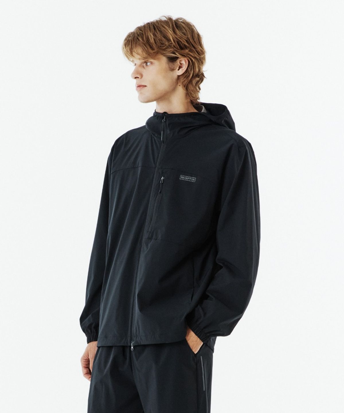 브롬톤 런던(BROMPTON LONDON) RIDEFLOW STRETCH RIDING JACKET - BLACK (P263MJP106)