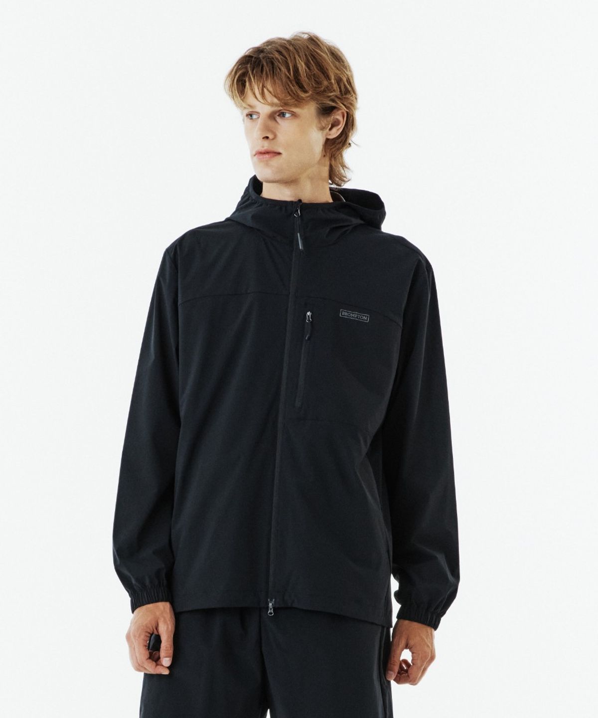 브롬톤 런던(BROMPTON LONDON) RIDEFLOW STRETCH RIDING JACKET - BLACK (P263MJP106)