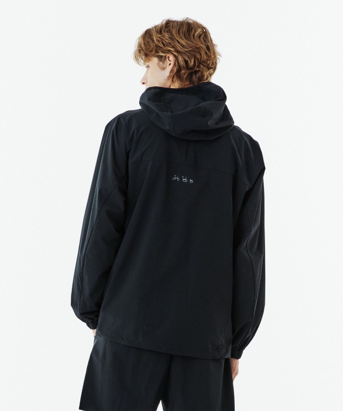 브롬톤 런던(BROMPTON LONDON) RIDEFLOW STRETCH RIDING JACKET - BLACK (P263MJP106)