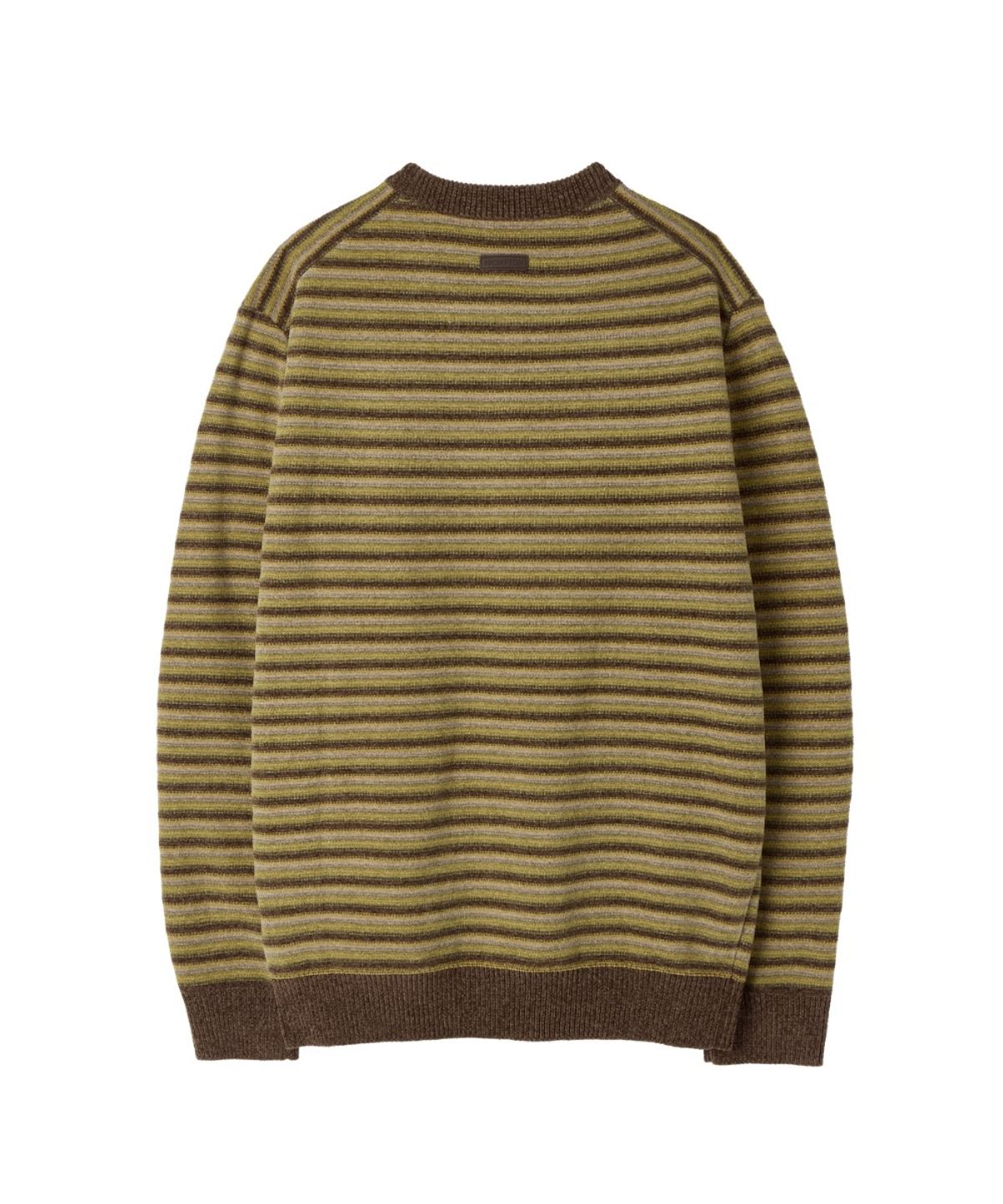 브롬톤 런던(BROMPTON LONDON) CHENILLE STRIPE SWEATER - BROWN (P264MKT131)