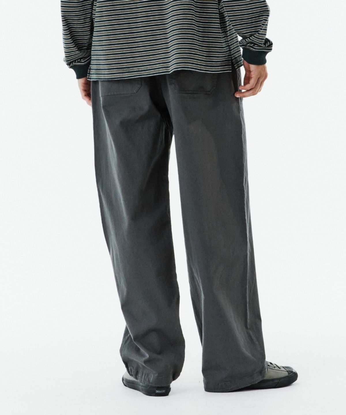 브롬톤 런던(BROMPTON LONDON) HALF BANDING FATIGUE TROUSERS - C/GREY (P263MPT110)