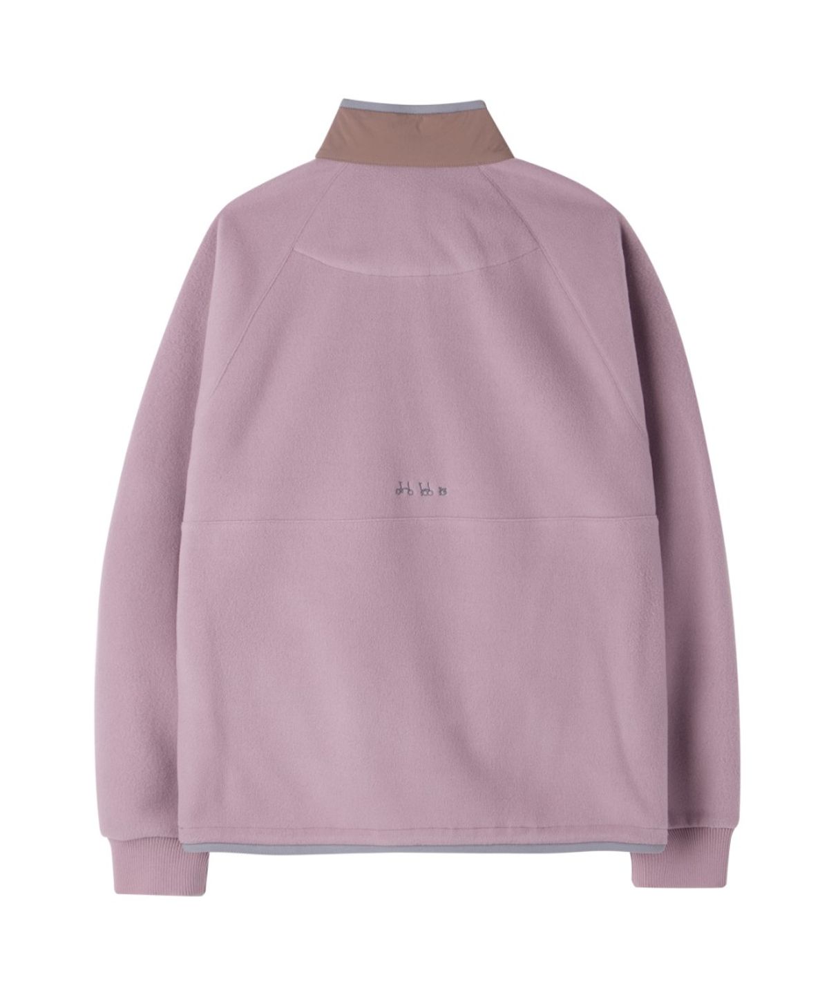 브롬톤 런던(BROMPTON LONDON) FLEECE HALF ZIP-UP - D/PINK (P264USW137)