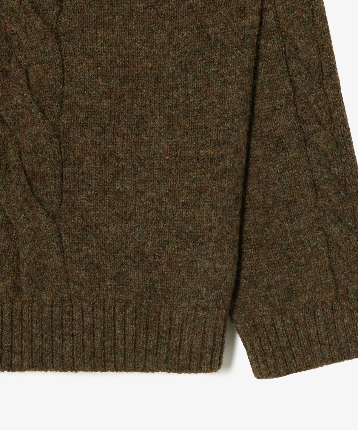 라코스테(LACOSTE) 남성 헤어리 케이블 크루넥 가디건 AH101M-56N DPD