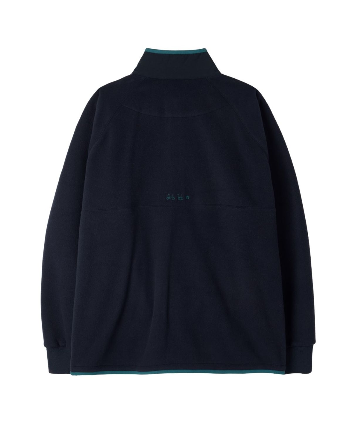 브롬톤 런던(BROMPTON LONDON) FLEECE HALF ZIP-UP - D/NAVY (P264USW137)