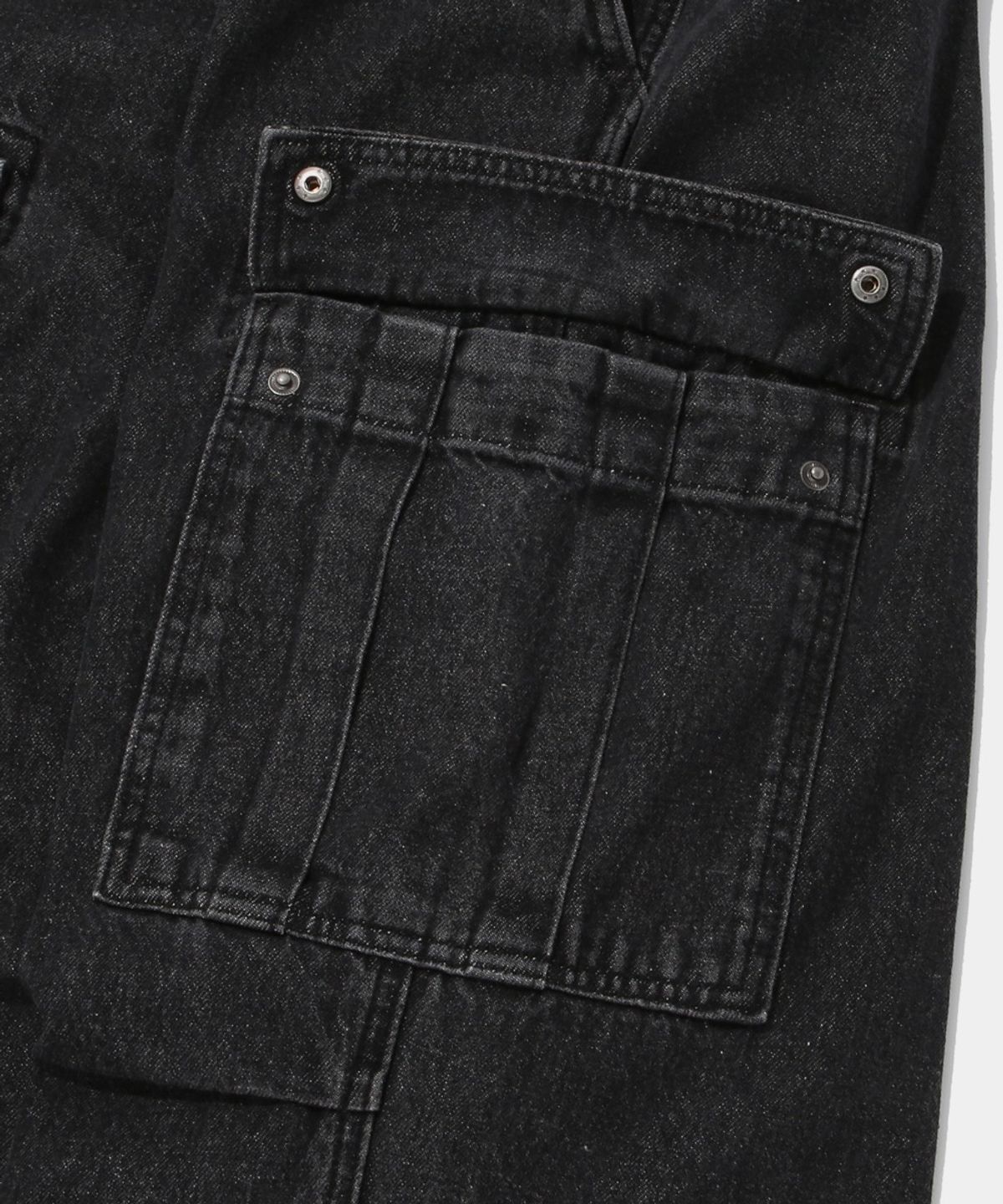 컬럼비아 유니버시티(COLUMBIA UNIVERSITY) UTILITY POCKET LOOSE-FIT DENIM PANTS_GRAY JEANS