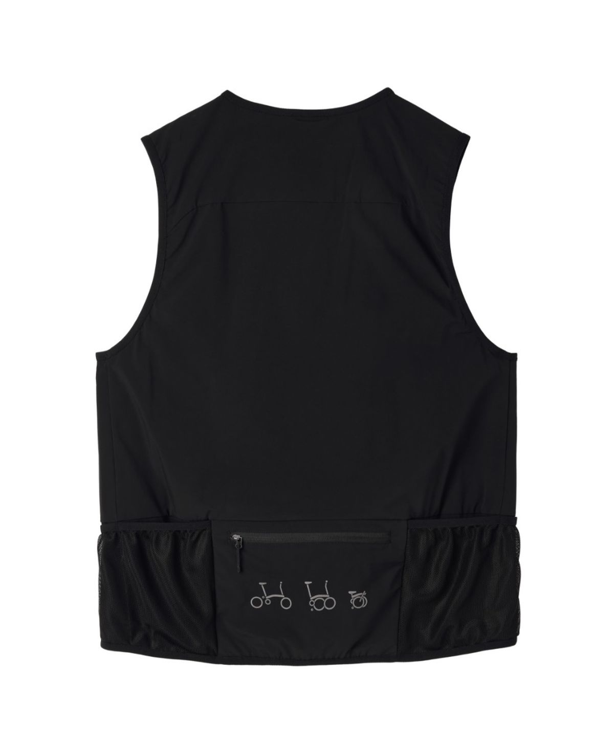 브롬톤 런던(BROMPTON LONDON) ACTIVE STRETCH VEST - BLACK (P263MVT106)